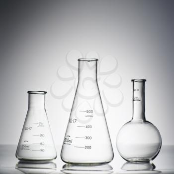Royalty Free Photo of Glass Science Containers