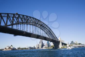 Royalty Free Photo of a Sydney Harbour Bridge With a Sydney Opera House in Australia