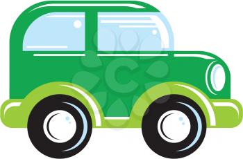 Royalty Free Clipart Image of a Car