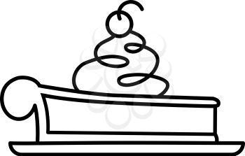 Royalty Free Clipart Image of a Pie