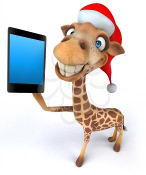 Fun giraffe