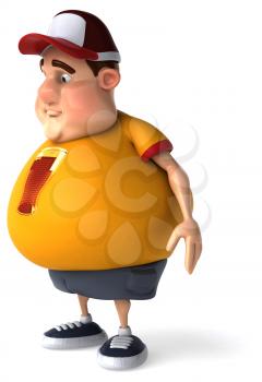 Overweight guy