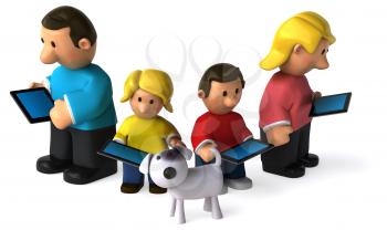 Family - 3D Illustration