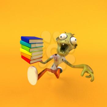 Fun zombie - 3D Illustration