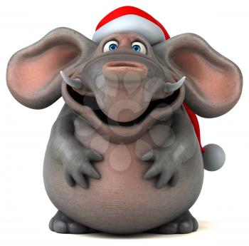Fun elephant - 3D Illustration