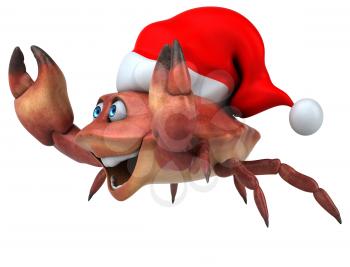 Fun crab - 3D Illustration