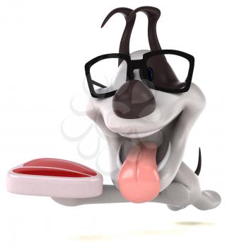 Fun dog - 3D Illustration