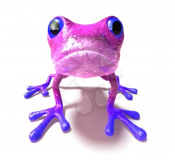 Royalty Free 3d Clipart Image of a Frog