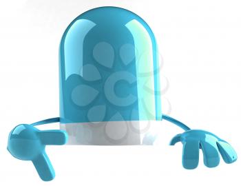 Royalty Free 3d Clipart Image of a Pill