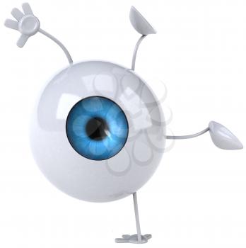 Royalty Free Clipart Image of an Eyeball