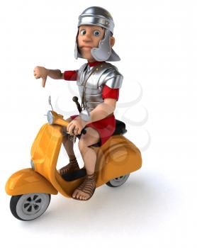 Fun roman soldier