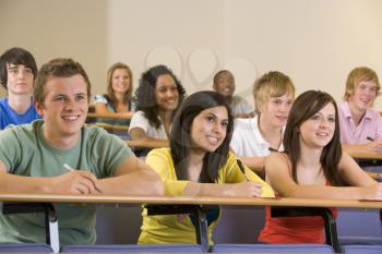 Royalty Free Photo of Students in a Lecture