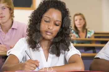 Royalty Free Photo of Students in Class