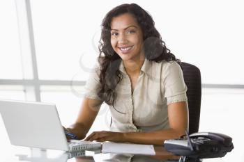 Royalty Free Photo of a Woman in an Office