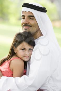 Royalty Free Photo of a Father and Daughter