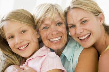 Royalty Free Photo of Three Generations of Women