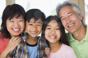 Royalty Free Photo of Grandparents and Grandchildren