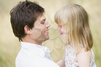 Royalty Free Photo of a Father and Daughter