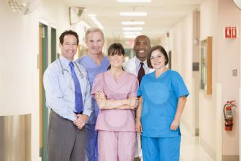 Royalty Free Photo of a Hospital Team