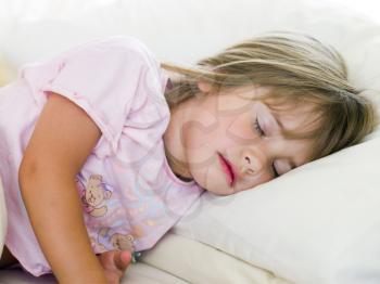 Royalty Free Photo of a Sleeping Girl