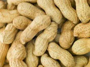 Royalty Free Photo of Peanuts in Shells