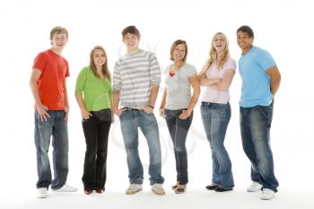 Royalty Free Photo of a Group of Teens