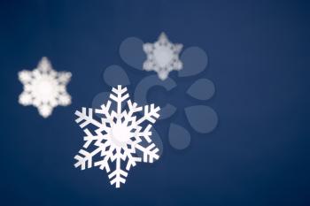 Royalty Free Photo of a Snowflake Background