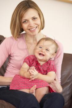 Royalty Free Photo of a Mother With Her Daughter