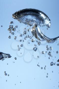 Royalty Free Photo of Bubbles in Water