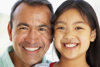 Royalty Free Photo of a Father and Daughter