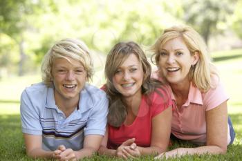 Royalty Free Photo of a Woman and Her Children