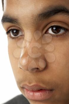 Royalty Free Photo of a Young Boy's Face