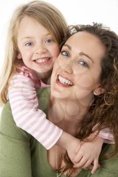 Royalty Free Photo of a Mother and Daughter