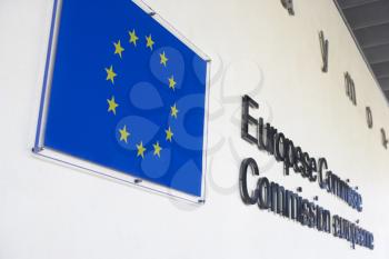 Royalty Free Photo of the Exterior of a European Commission Building