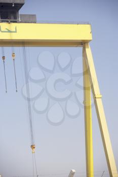 Royalty Free Photo of a Dockside Crane