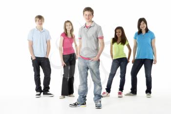 Royalty Free Photo of a Group of Teens