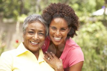 Royalty Free Photo of a Mother and Daughter