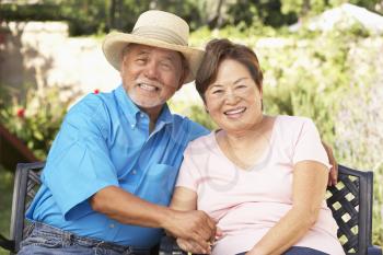 Royalty Free Photo of a Couple Outside