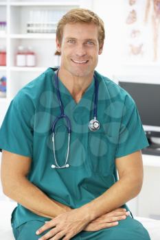 Portrait of surgeon doctor