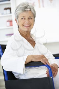 Senior woman patient