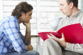 Man Having Counselling Session