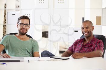 Businessmen Having Discussion In Office Of Start Up Business