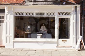 Record, CD and hi-fi shop front exterior