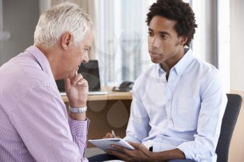 Middle Aged Man Having Counselling Session