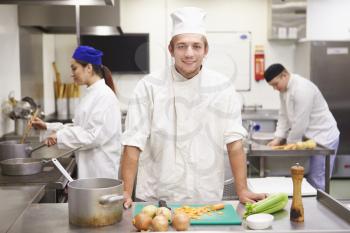 Students Training To Work In Catering Industry