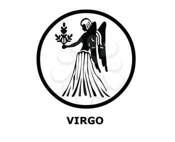 Royalty Free Clipart Image of a Virgo Symbol