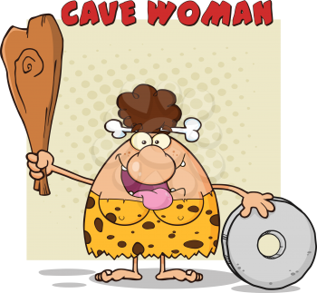 Cavewoman Clipart