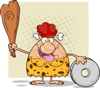 Cavewoman Clipart