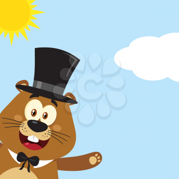 Groundhog' Clipart