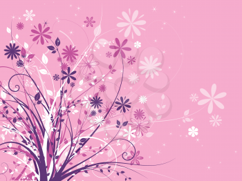 Abstract floral backgorund